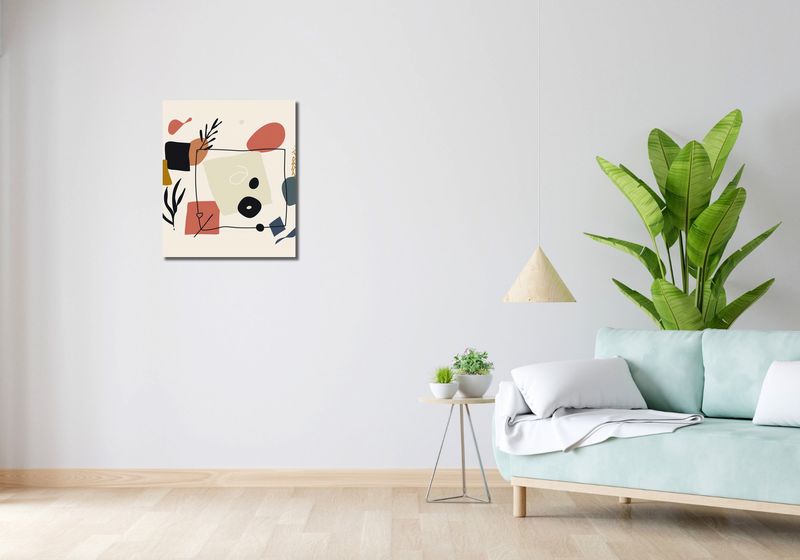 Obraz 50x60cm Abstrakcyjny Dialog zdjęcie 2
