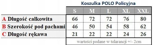KOSZULKA POLICYJNA POLO NOWY WZÓR POLICJA ROZMIAR L na Arena.pl