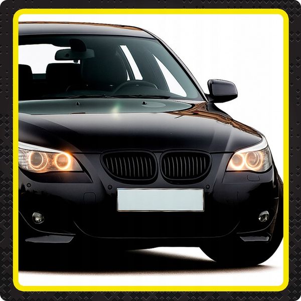 Nerki atrapa grill CZARNY POŁYSK do BMW E60 E61 M5 zdjęcie 15