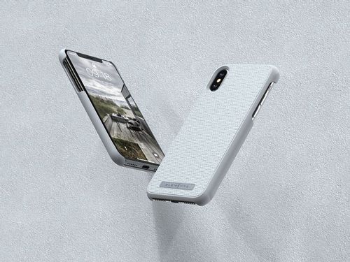 Nordic Elements Original Idun - Materiałowe etui iPhone Xs Max (Light Grey) na Arena.pl