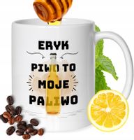 Kubek Dla Eryka Kolegi Przyjaciela Męża Z Nadrukiem Biały 330Ml