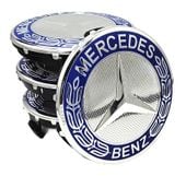 MERCEDES DEKIELKI na felgi zaślepki felg KAPSLE kołpaczki 75mm 4 szt.