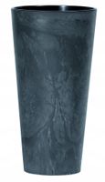 doniczka wysoka Effect Tubus + wkład  Antracyt 38cm | DTUS200E