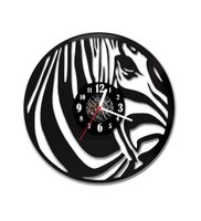 Zegar ścienny z płyty winylowej Zebra 31.1