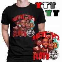 KOSZULKA T-SHIRT MĘSKI WZORY - FLOYD MAYWEATHER BOKS MMA WALKI KLATKA - XXL