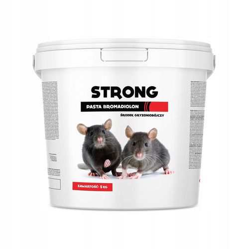 ULTRA MOCNA TRUTKA NA MYSZY I SZCZURY STRONG PASTA BROMADIOLON 5 KG na Arena.pl