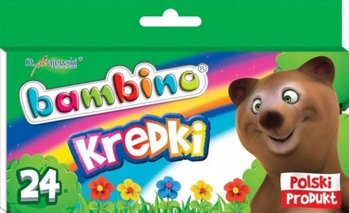 Kredki Świecowe Bambino 24 Kol 0218 A'8 na Arena.pl