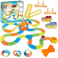 Tor Wyścigowy Zestaw Z Samochodzikami Solidna Konstrukcja Kolorowy Xc276A