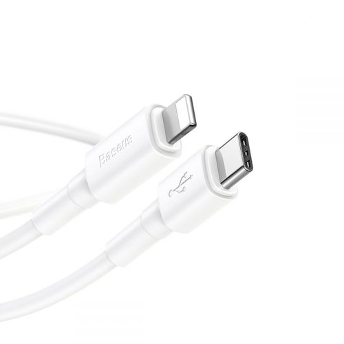 BASEUS MINI WHITE TYPE-C TO LIGHTNING CABLE 100CM WHITE na Arena.pl