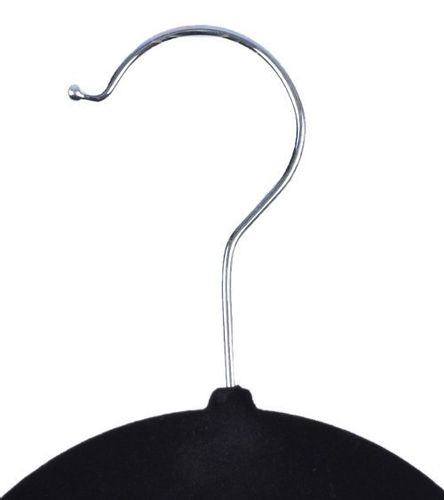 Wieszak welurowy MAXI komplet 100 szt czarny na Arena.pl