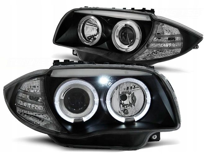Lampy REFLEKTORY Do  BMW 1 E87 E81 OD 2004 DO 2011 Roku  LED Ringi NOWE zdjęcie 2