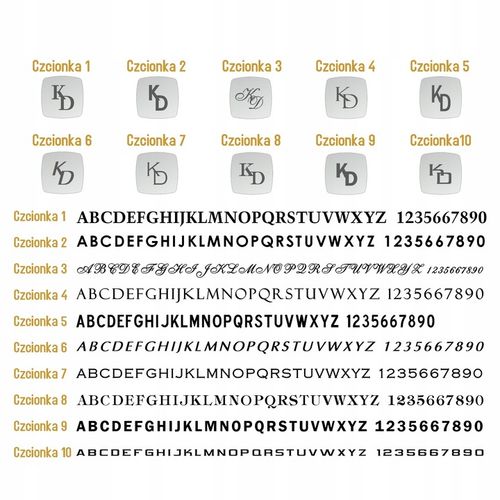 Srebrne spinki do mankietów z inicjałami | ZaNa na Arena.pl