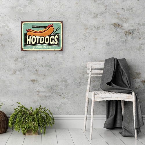Deco Panel, Retro - hot dogs 60x40 na Arena.pl