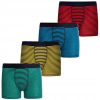 Majtki Bokserki Chłopięce Młodzieżowe Dopasowane Wygodne 4-PAK MORAJ 86-92