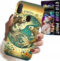 ETUI DO SAMSUNG GALAXY A20E - ZNAK ZODIAKU, RYBA ASTRONOMIA + FOLIA