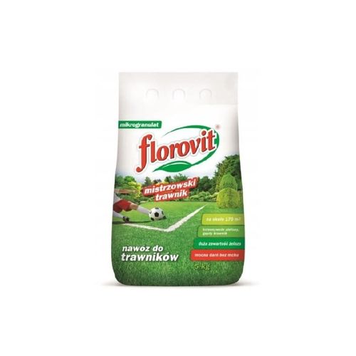 Florovit nawóz mistrzowski trawnik z mchem granulat 5kg na Arena.pl