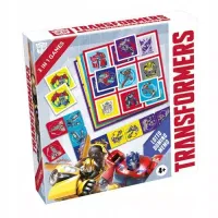Gra planszowa Transformers. Gra 3w1 Lotto-Domino-Memo Tactic Games