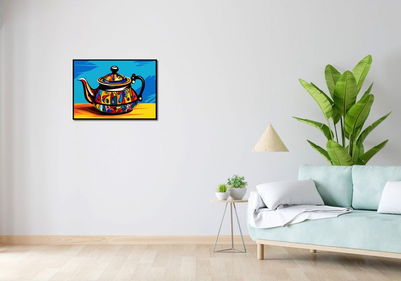 Plakat 70x50cm Może Herbatki? zdjęcie 4