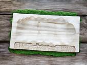 Koryto drewniane deska mięso taca myśliwstwo 60