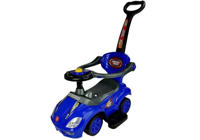 Jeździk z Pchaczem Mega Car 3w1 Niebieski zdjęcie 3