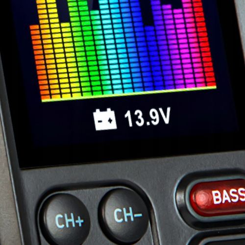 TRANSMITER BLUETOOTH 5.0 FM ZESTAW GŁOŚNOMÓWIĄCY QC3.0 SD BASS DUŻY LCD 24V na Arena.pl