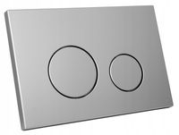 PRZYCISK DO SPŁUCZKI Cersanit CHROM MAT SATYNA WC Przycisk Spłukujący do WC