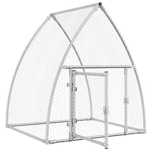 Klatka dla kurcząt, srebrna, 100x105x120 cm, stal galwanizowana na Arena.pl