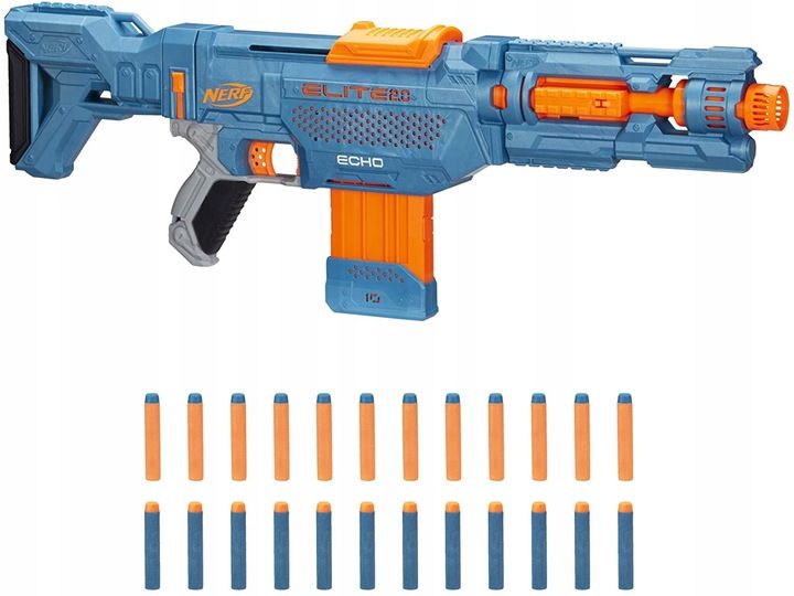 PISTOLET NERF ELITE 2.0 ECHO CS-10 4W1 +24 STRZAŁKI zdjęcie 5
