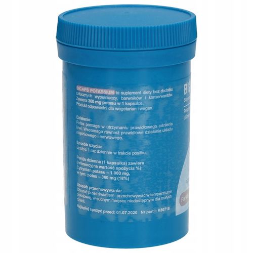 FORMEDS BICAPS POTASSIUM CYTRYNIAN POTASU 1000 MG na Arena.pl