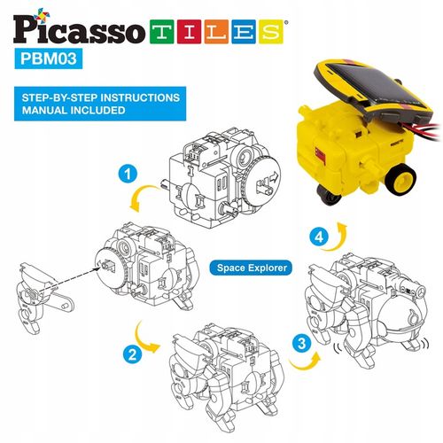 Robot solarny interaktywny 6w1 6 robotów zasilany słońcem edukacyjny kosmos na Arena.pl