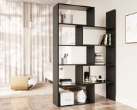 ROMA Regał otwarty rozsuwany Czarny