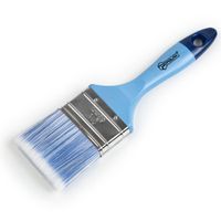 PĘDZEL MALARSKI PROSTY PŁASKI SZTUCZNE WŁOSIE PLASTIKOWA RĄCZKA 63MM