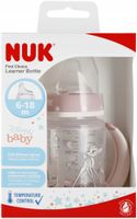 BUTELKA z UCHWYTEM NUK 150 ml butelka do KARMIENIA ze SMOCZKIEM 6m+ Disney