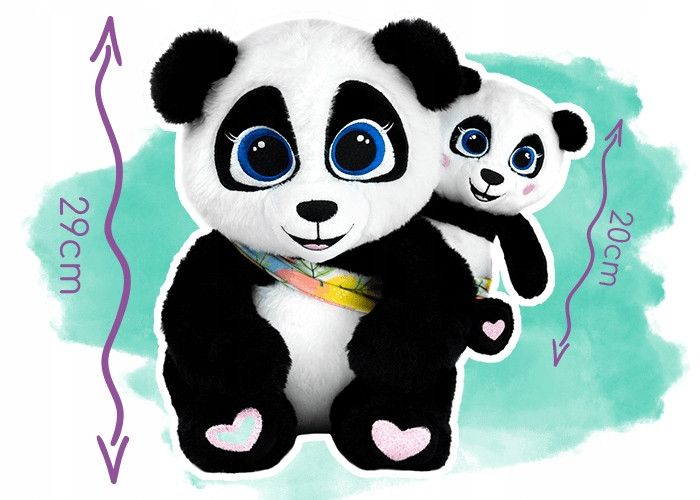 Interaktywna Panda Mami i Dziecko Panda BaoBao zdjęcie 2