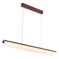 LAMPA wisząca CURACOA A0011-320 Candellux metalowa OPRAWA listwa LED 33W 4000K belka ZWIS podłużny brązowy