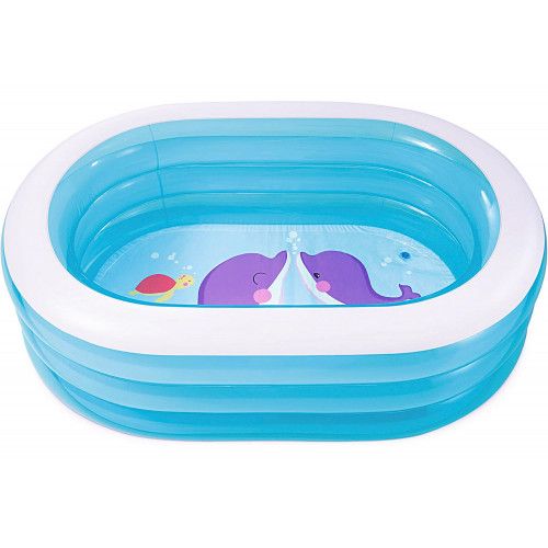 BASEN DMUCHANY INTEX PVC DLA DZIECI 230L MOTYW MORSKI DELFINY na Arena.pl