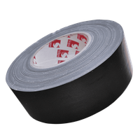 TAŚMA 3130 50mm/50m CZARNA MATOWA, TKANINOWA Z KLEJEM BEZŚLADOWYM, SCAPA