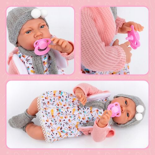 LALKA BOBAS DUŻA INTERAKTYWNA REALISTYCZNA SMOCZEK KINDERPLAY MÓWI 41CM na Arena.pl