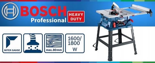 Bosch MOCNA PIŁA STOŁOWA KRAJZEGA PRZECINARKA DO DREWNA GTS 254 1800W na Arena.pl