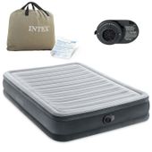 Materac dmuchany 191x137x33 cm z wbudowaną pompką elektryczną INTEX 67768ND