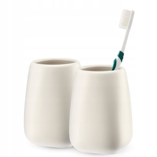 KADAX Kubek Pojemnik Na Szczoteczki Zestaw 2szt zdjęcie 6