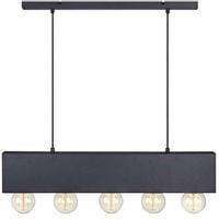 Modernistyczna LAMPA wisząca COUTURE 107037 Markslojd metalowa OPRAWA zwis belka listwa czarna