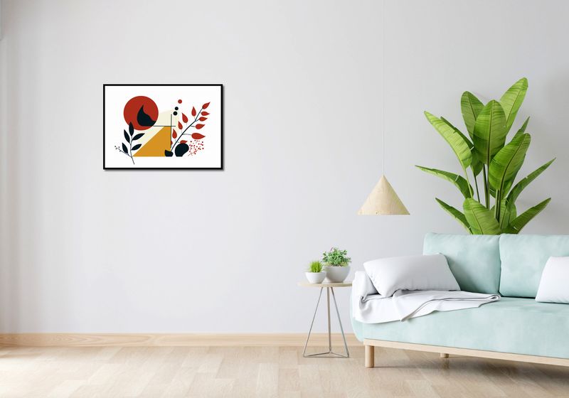 Plakat 70x50cm Ogień i Flora zdjęcie 4