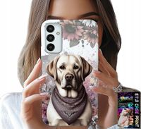 ETUI DO SAMSUNG GALAXY M13 4G - PIESEK PIESKI HUSKY PSIE WZORY + SZKŁO
