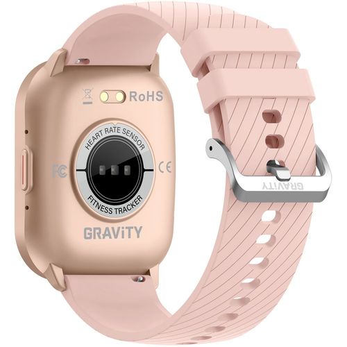 smartwatch gravity różowy pasek + bransoleta gt43-1 na Arena.pl