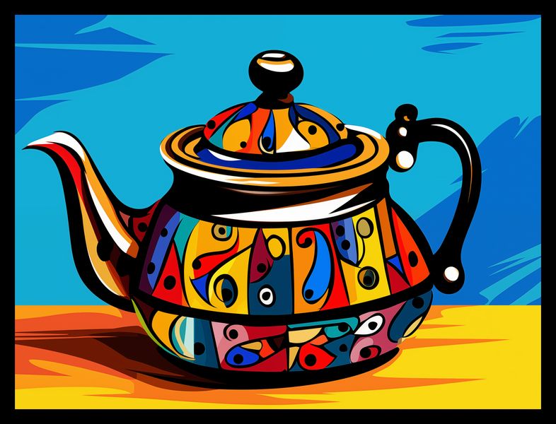 Plakat 40x30cm Może Herbatki? zdjęcie 2