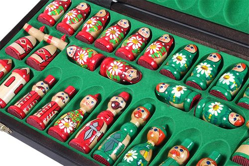 SZACHY BABUSZKI ZIELONE na Arena.pl