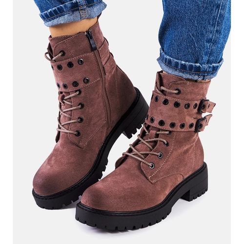 Brązowe traperki r.39 na Arena.pl