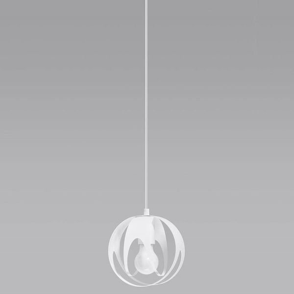 Wisząca lampa kuchenna SL.1083 biała kula nad wyspę zdjęcie 2