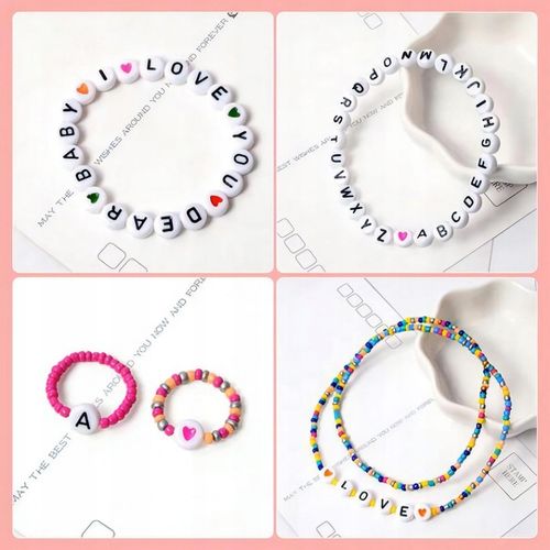 Zestaw Do Robienia Bransoletek Koraliki Do Robienia Bransoletek 12 000 SZT na Arena.pl